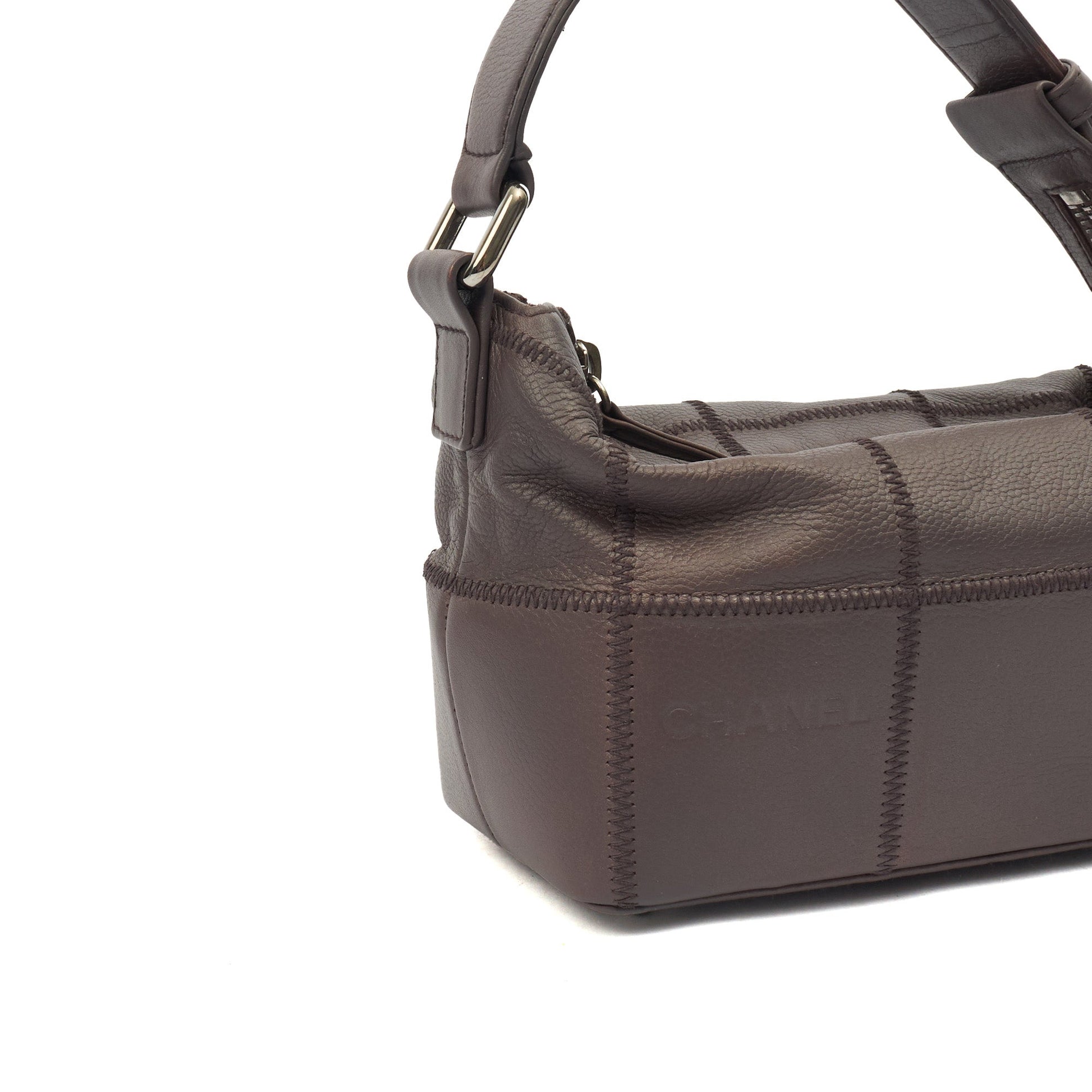 Chanel Top Handle CC Hobo in Purple, Leather — Alternate View 8