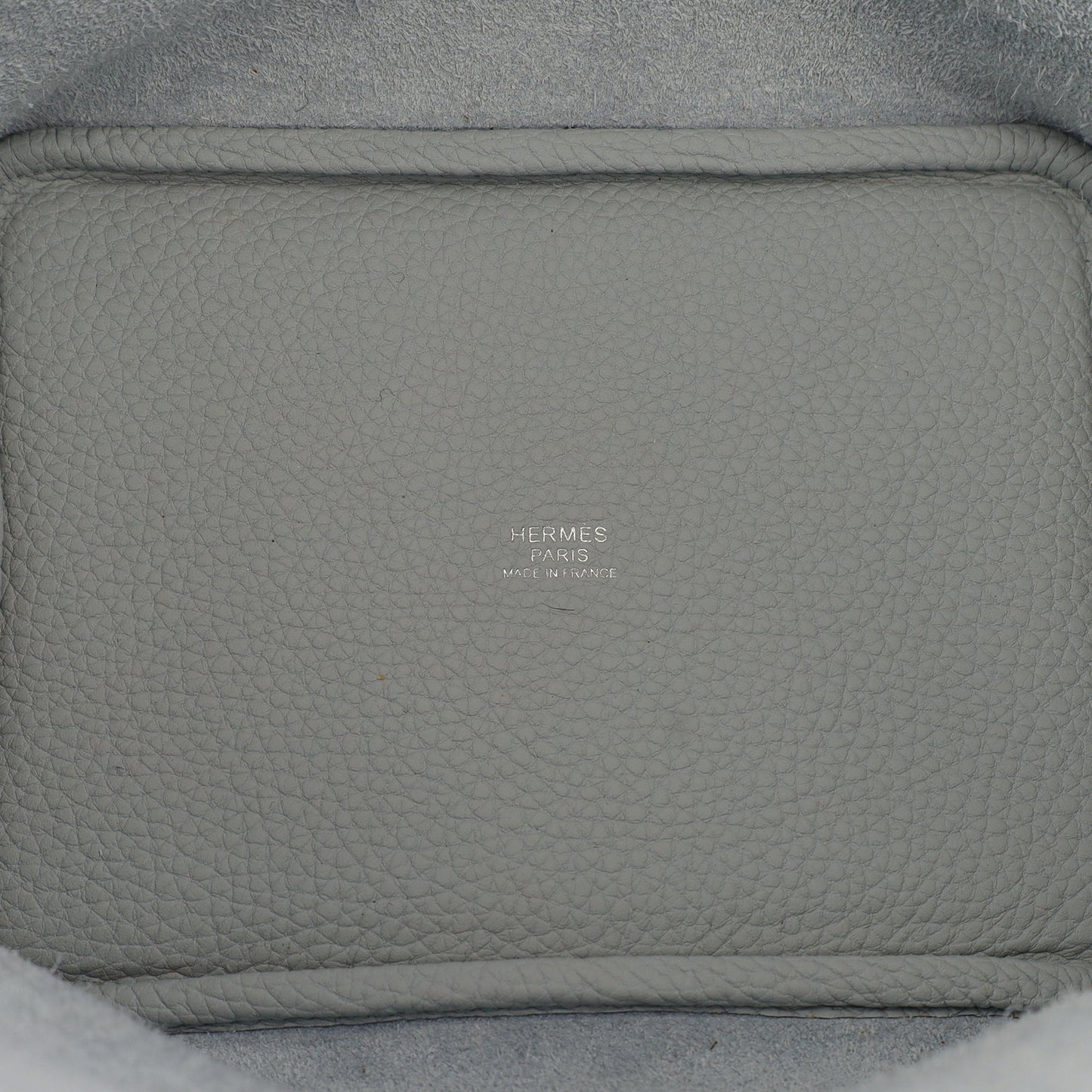 Hermes Picotin 18 in Bleu Pale, Clemence Leather — Alternate View 38