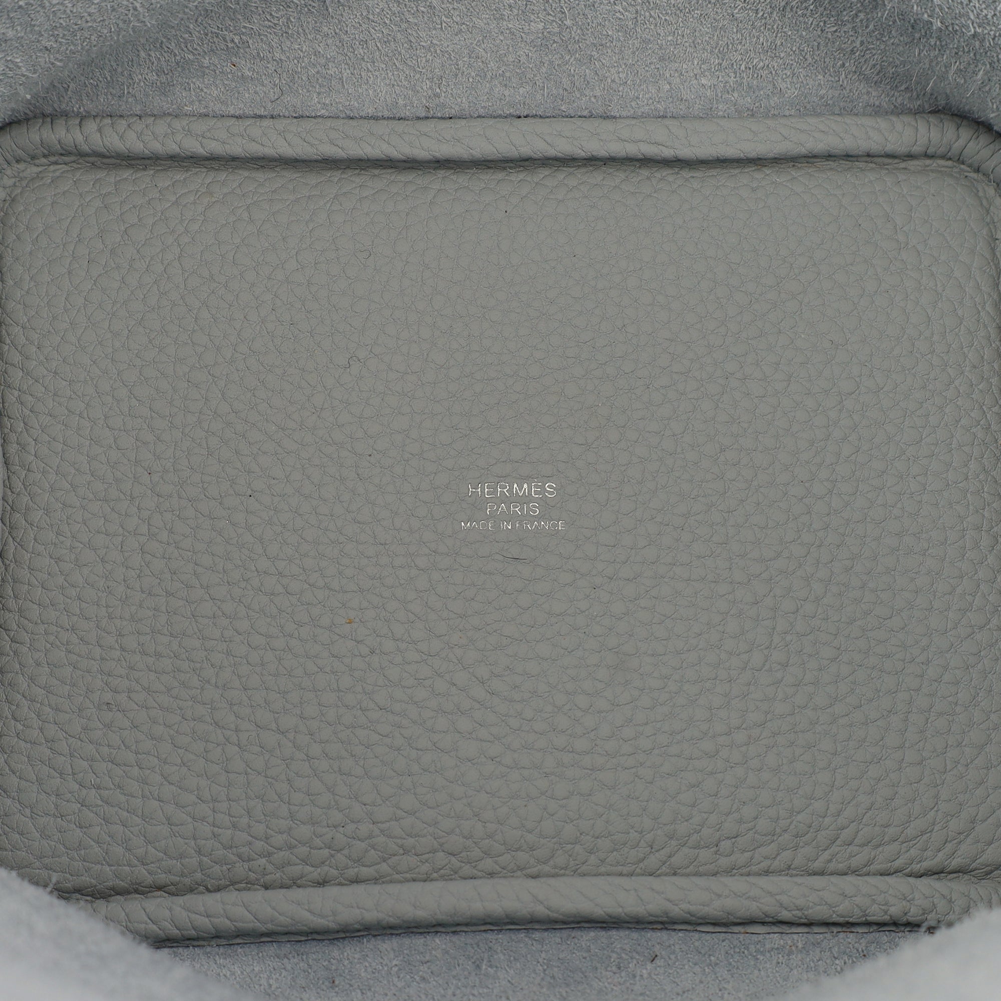 Hermes Picotin 18 in Bleu Pale, Clemence Leather — Alternate View 38