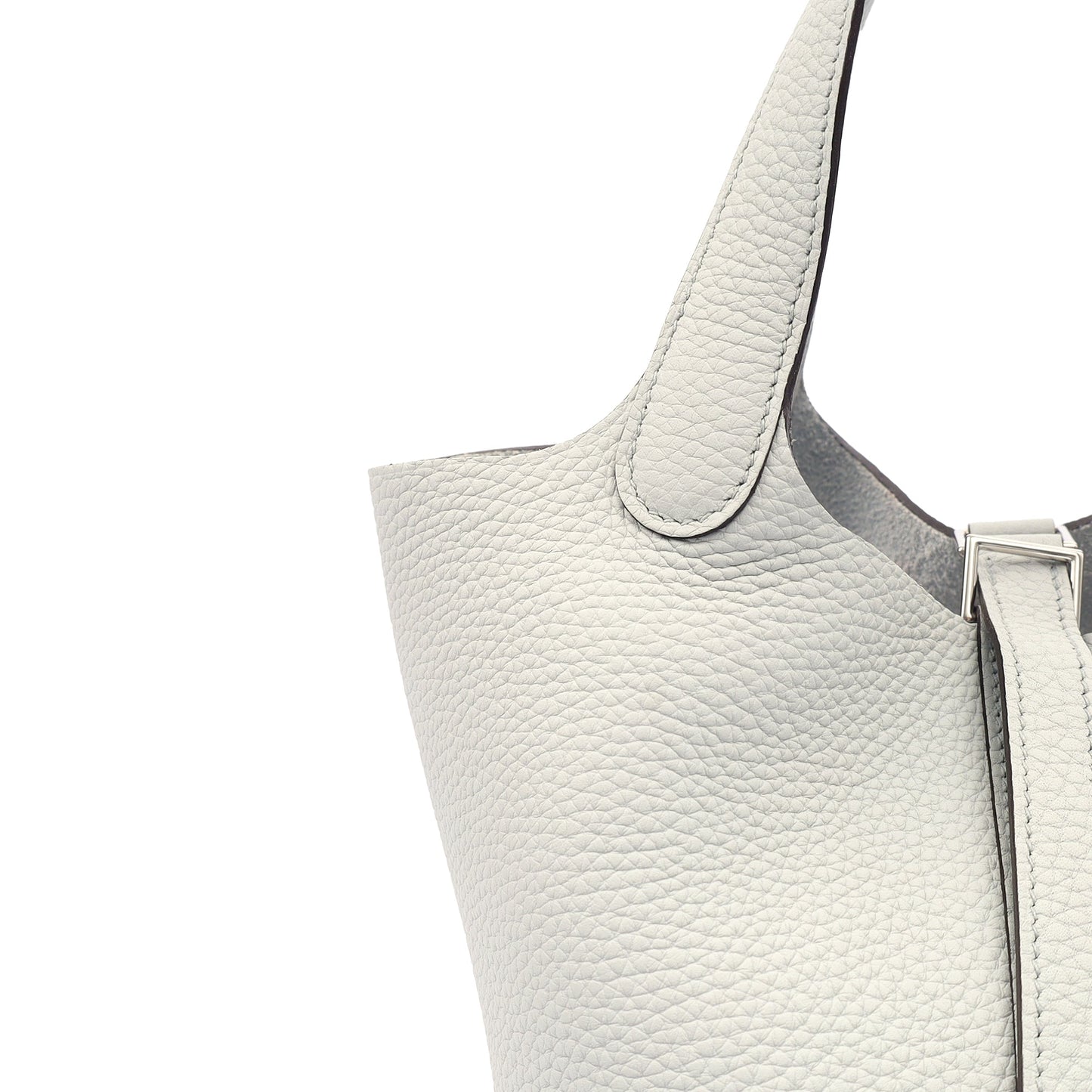 Hermes Picotin 18 in Bleu Pale, Clemence Leather — Alternate View 22