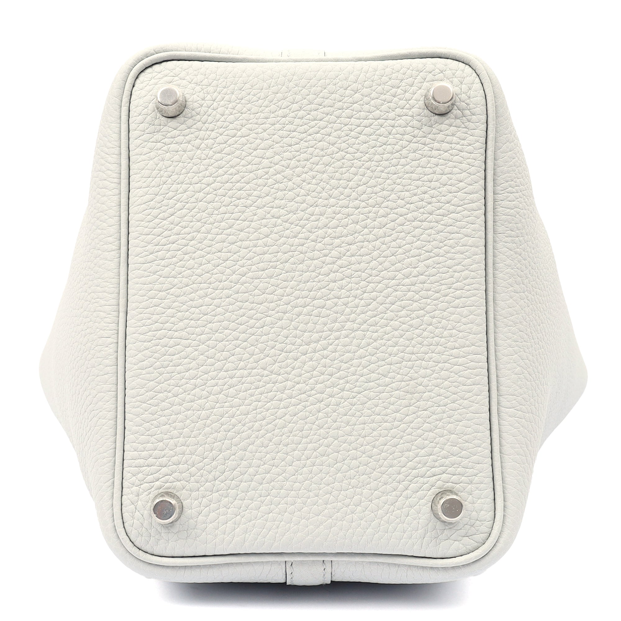 Hermes Picotin 18 in Bleu Pale, Clemence Leather — Alternate View 30