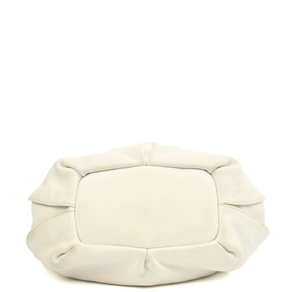 Celine Tote Vintage Tote in White, Box Calfskin — Alternate View 10