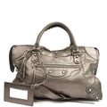Balenciaga Tote Classic City in Metallic, Veau (Calfskin) — Front View