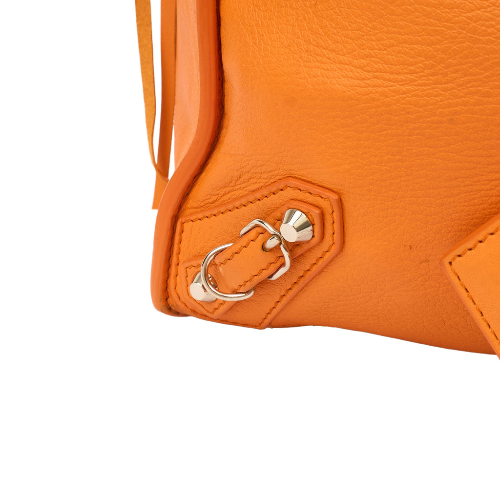 Balenciaga Tote Papier A3 Tote in Orange, Leather — Alternate View 28