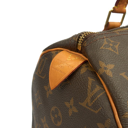 Louis Vuitton Tote Speedy 30 in Monogram, Canvas — Lifestyle View