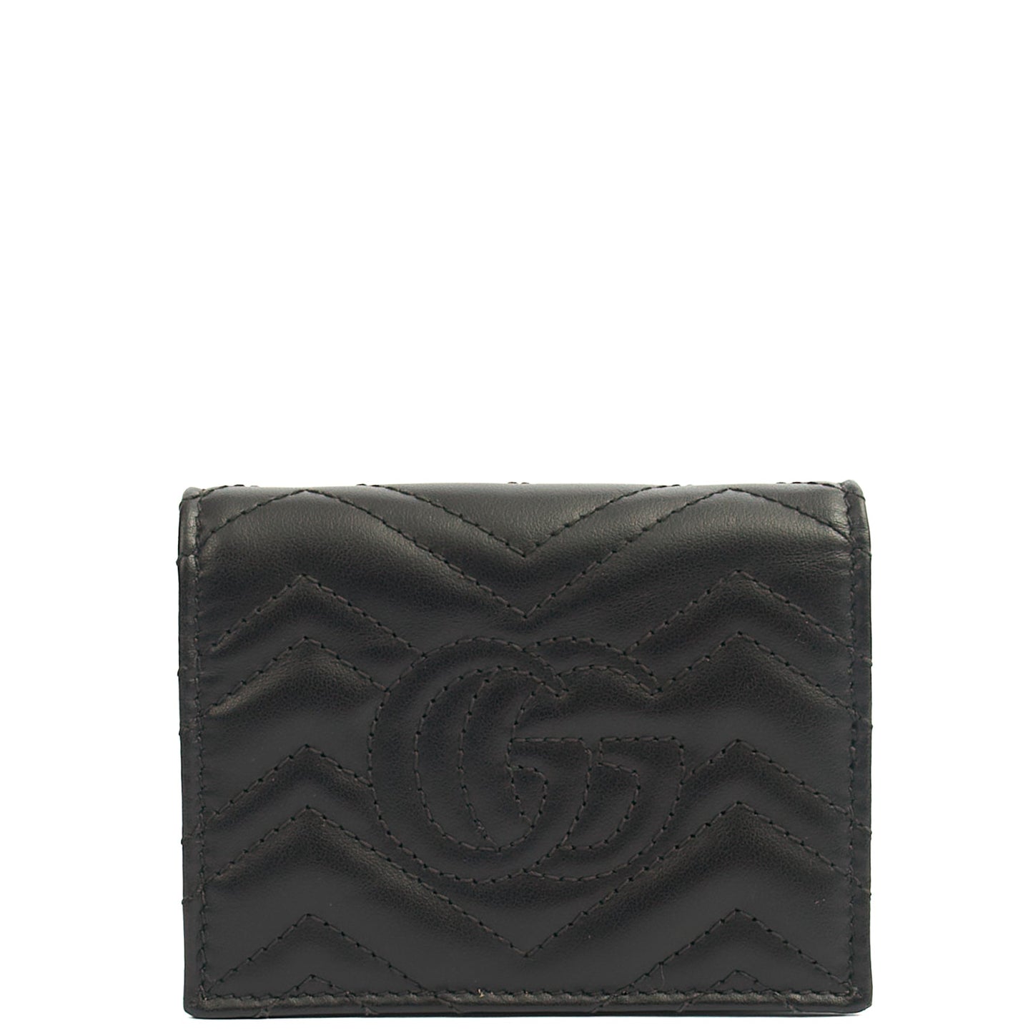 Gucci Wallet Bi-fold Marmont Wallet in Black, Leather — Alternate View 9