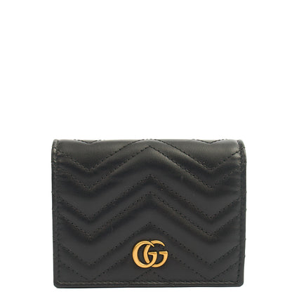 Gucci Wallet Bi-fold Marmont Wallet in Black, Leather — Alternate View 13