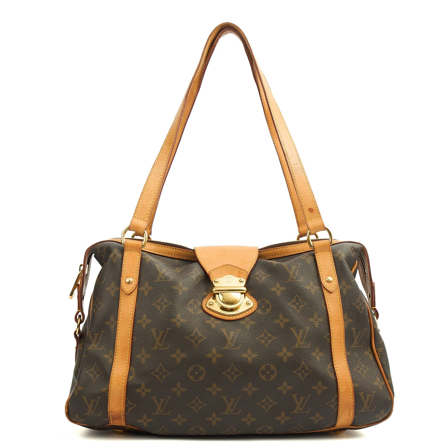 Louis Vuitton Tote Stresa GM in Monogram, Canvas — Front View