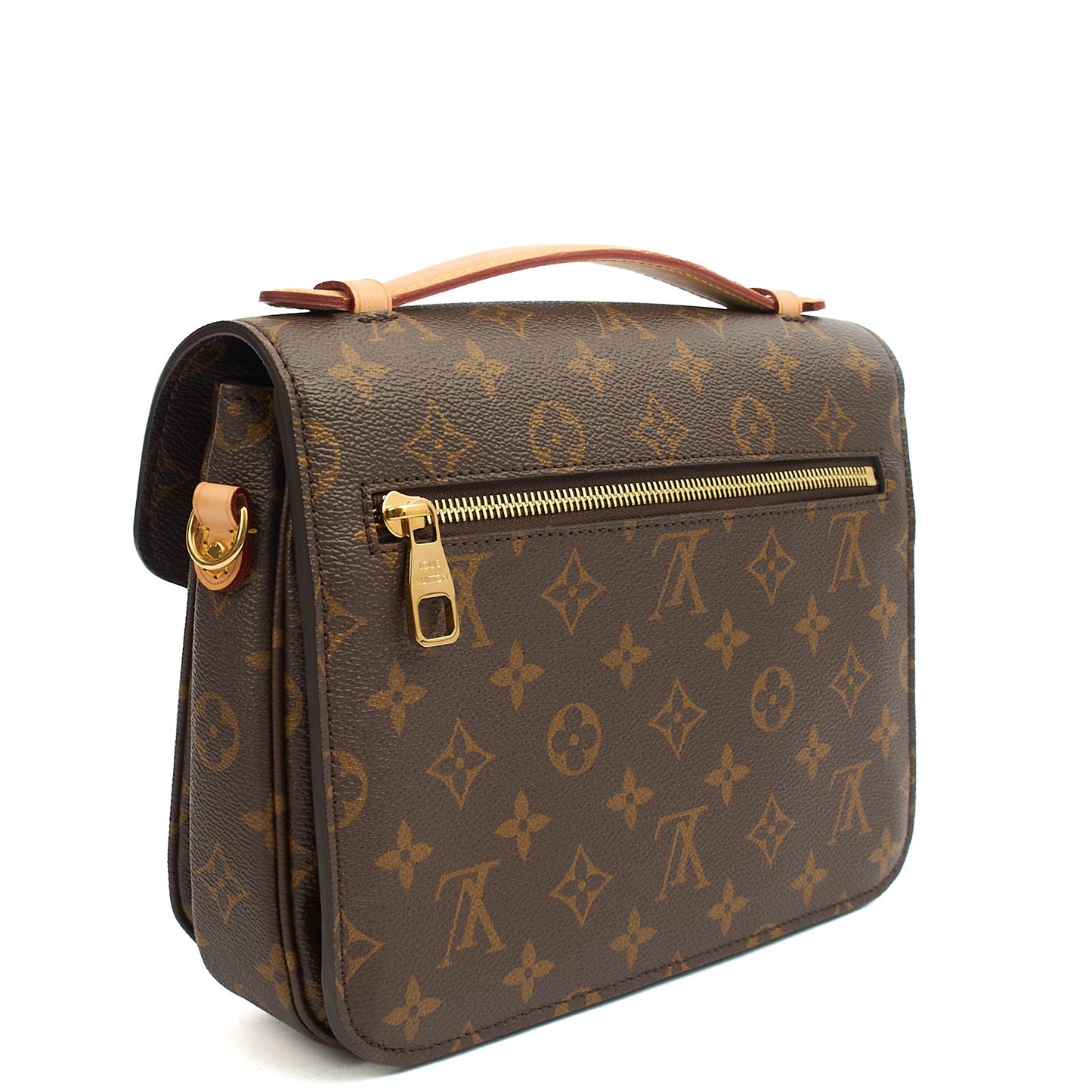Louis Vuitton Cross Body Pochette Metis in Monogram, Canvas — Side View