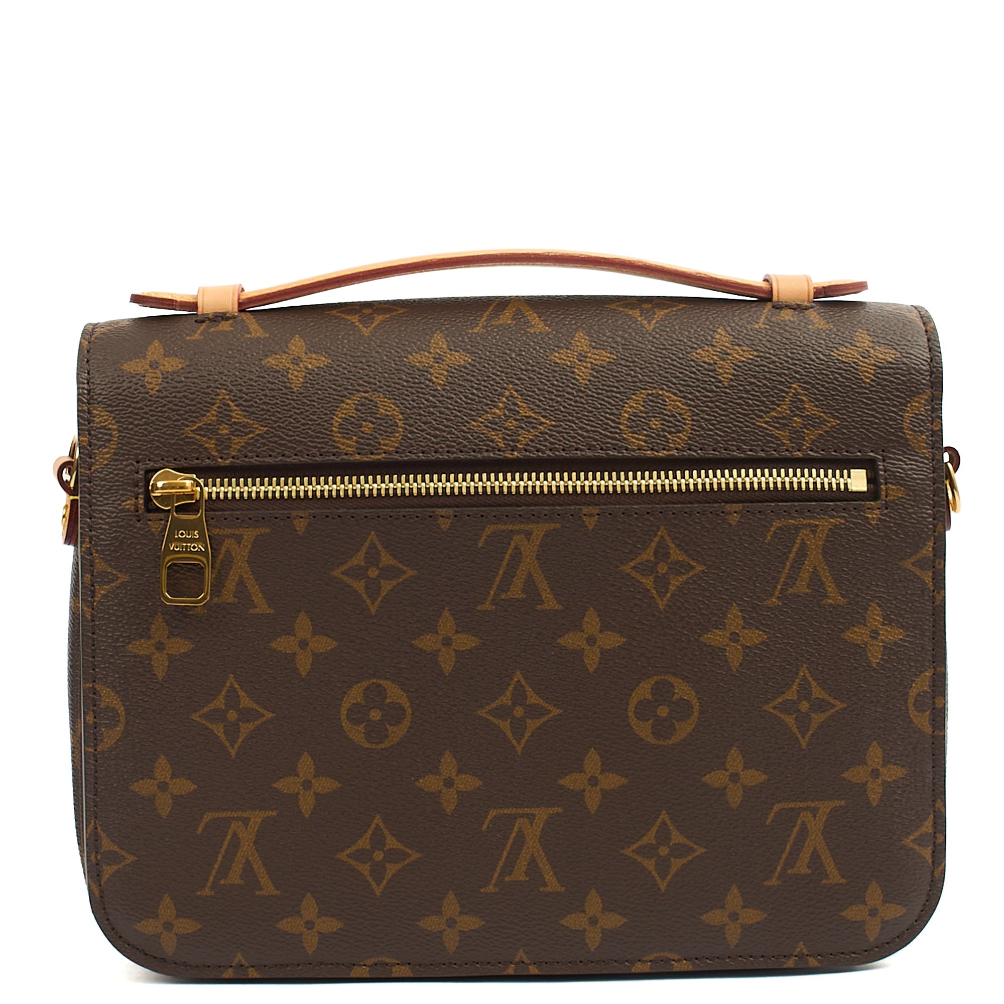 Louis Vuitton Cross Body Pochette Metis in Monogram, Canvas — Back View