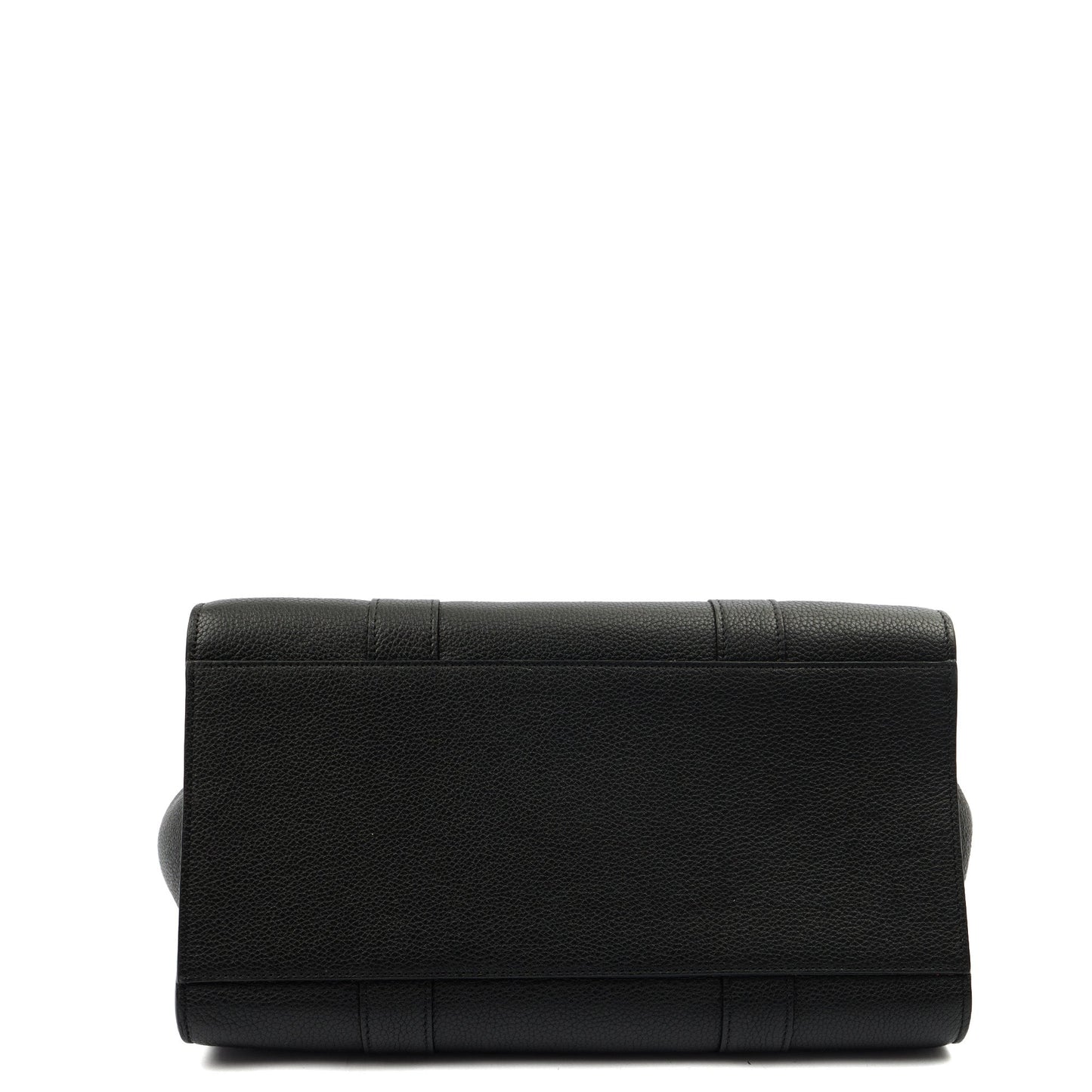 Mulberry Tote Zipped Bayswater in Black, Calfskin Leather — Detail View