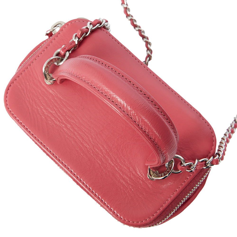 Chanel Vanity - Small in Pink, Leather — Alternate View 8