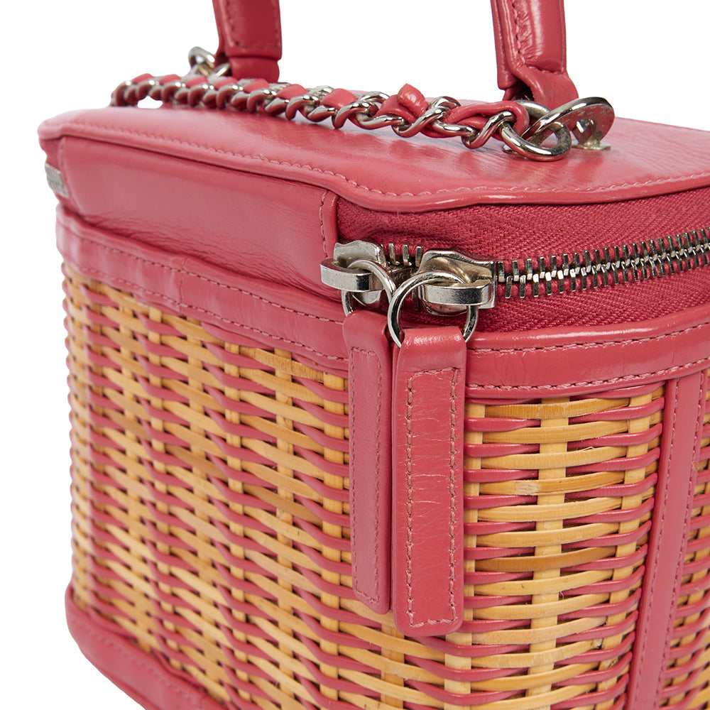 Chanel Vanity - Small in Pink, Leather — Alternate View 24