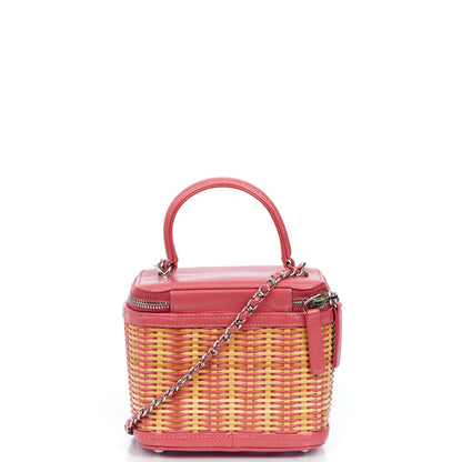 Chanel Vanity - Small in Pink, Leather — Alternate View 34