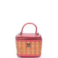 Chanel Vanity - Small in Pink, Leather — Front View