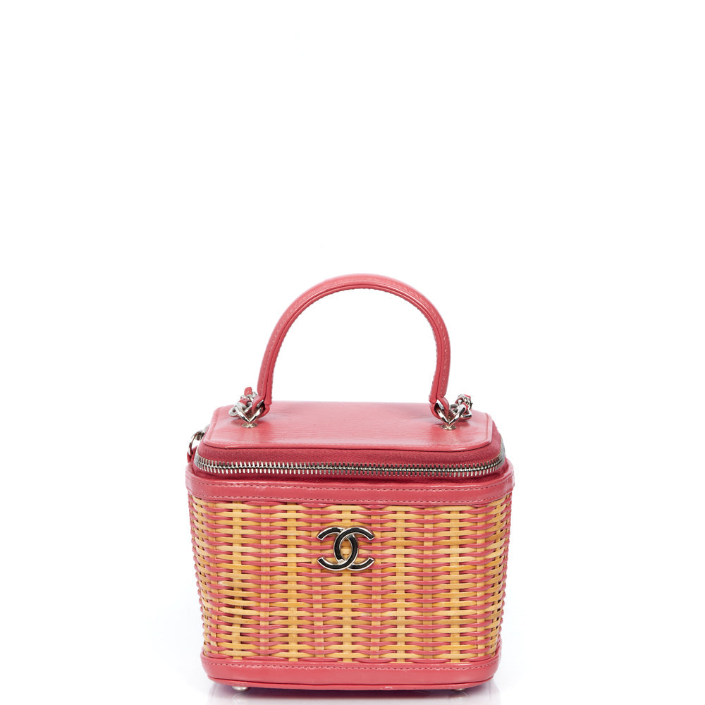 Chanel Vanity - Small in Pink, Leather — Alternate View 16