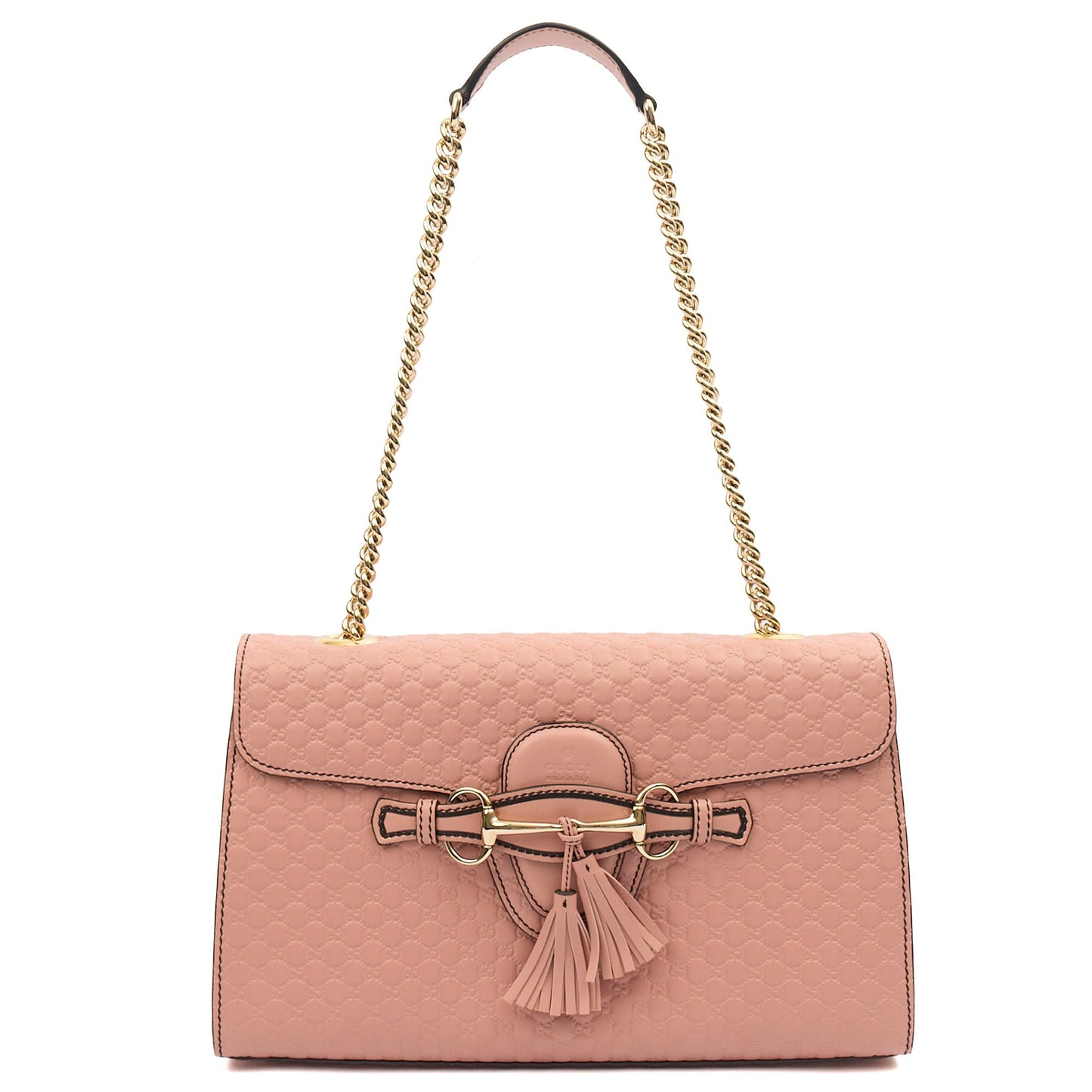 Gucci Emily Shoulder Bag in Pink, Guccissima — Alternate View 7