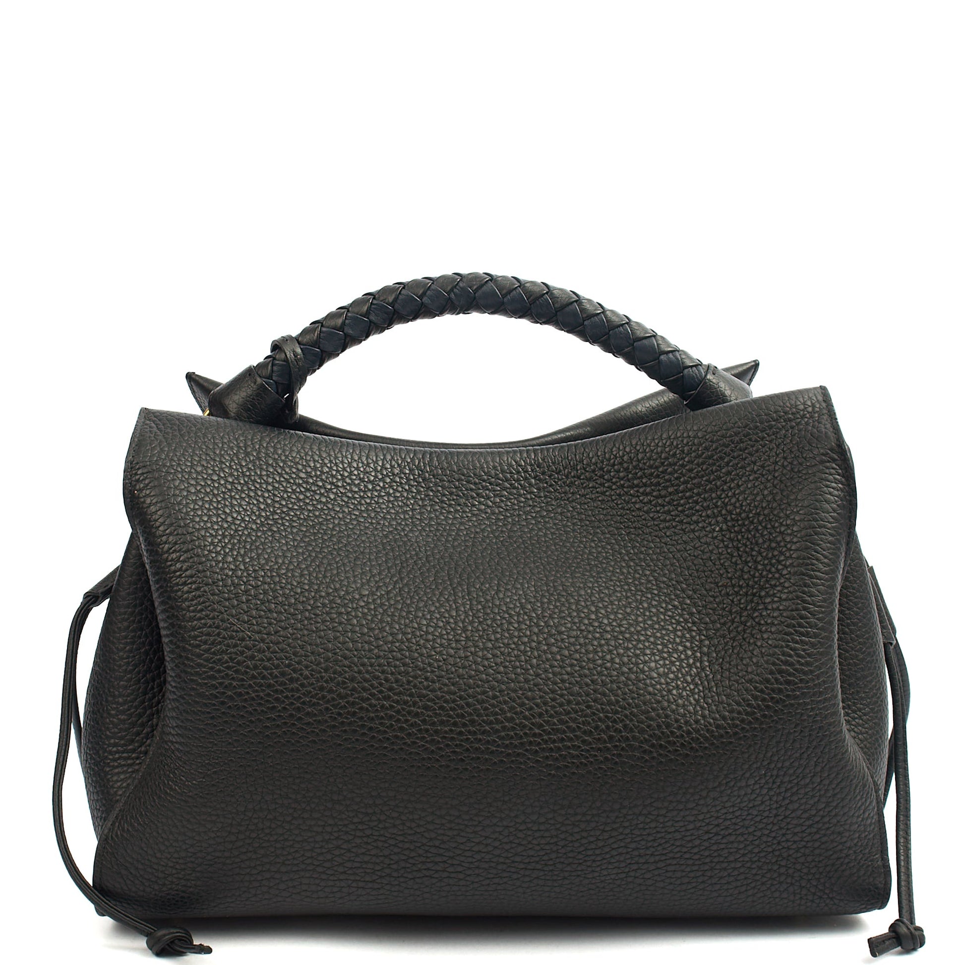 Mulberry Tote Iris - Large in Black, Calfskin Leather — Back View