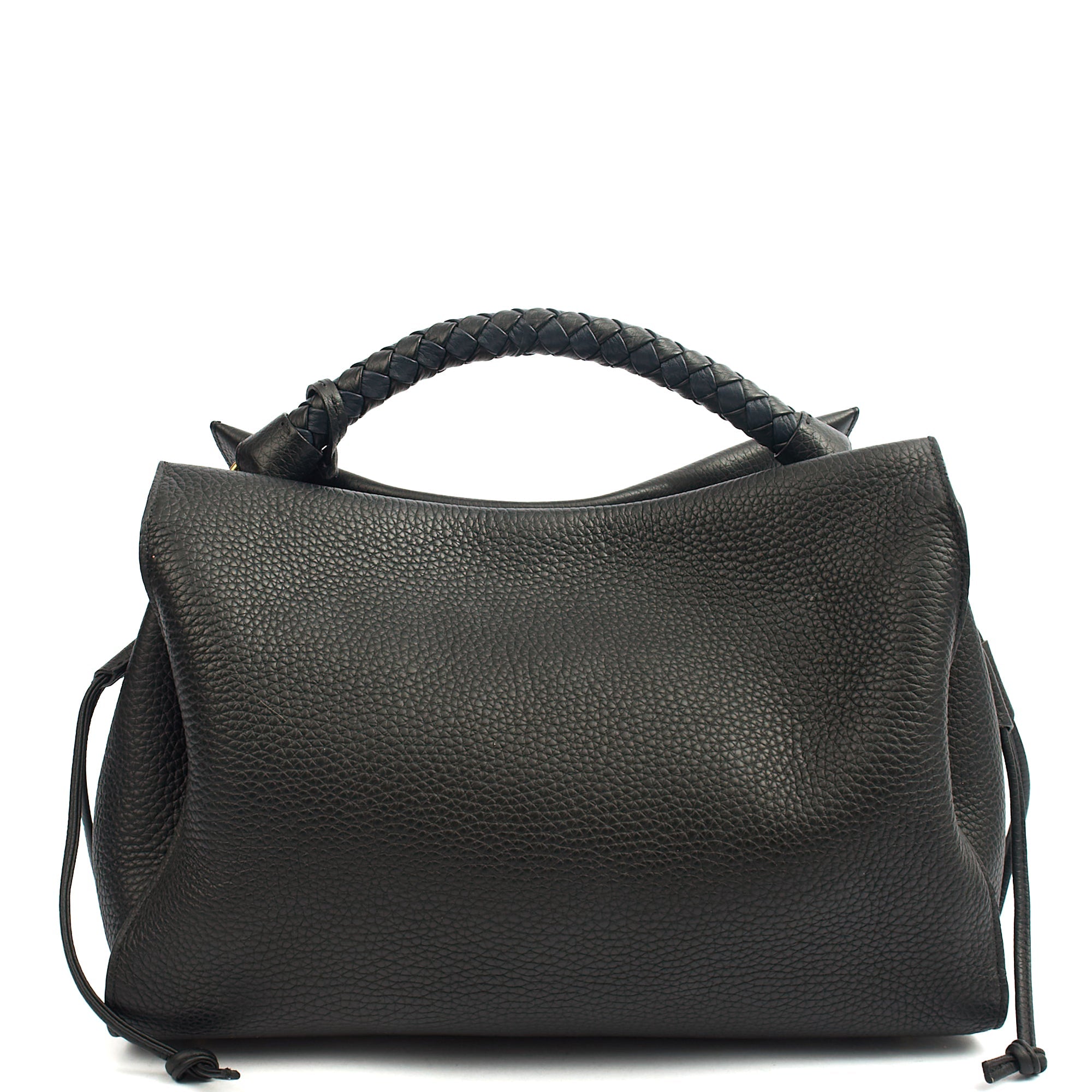 Mulberry Tote Iris - Large in Black, Calfskin Leather — Back View