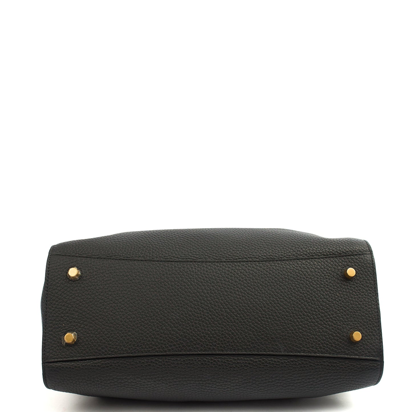 Mulberry Tote Iris - Large in Black, Calfskin Leather — Top View