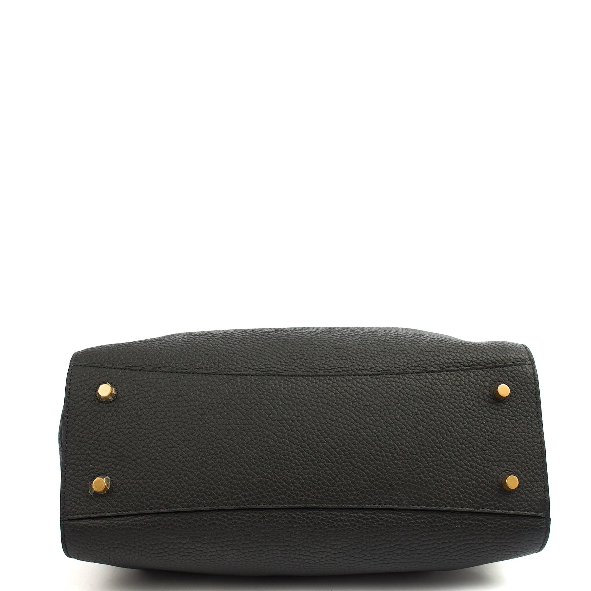 Mulberry Tote Iris - Large in Black, Calfskin Leather — Top View