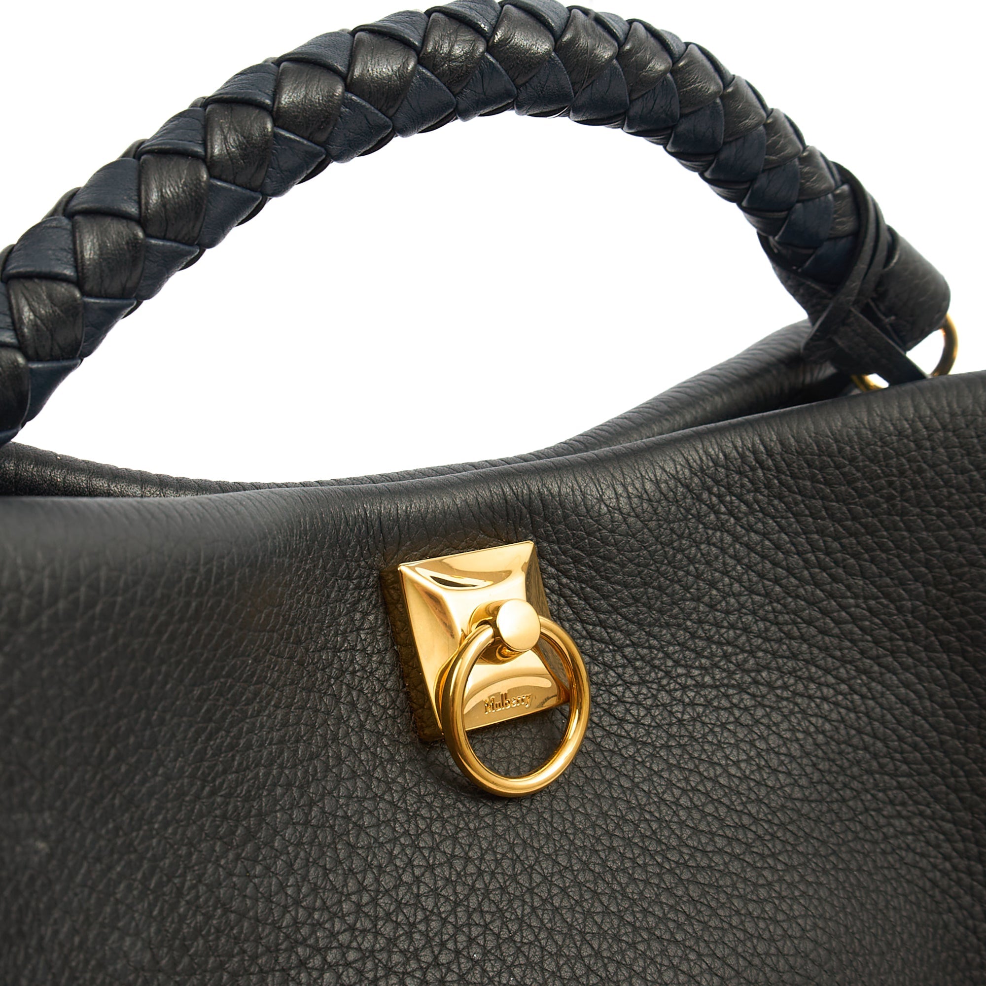 Mulberry Tote Iris - Large in Black, Calfskin Leather — Lifestyle View