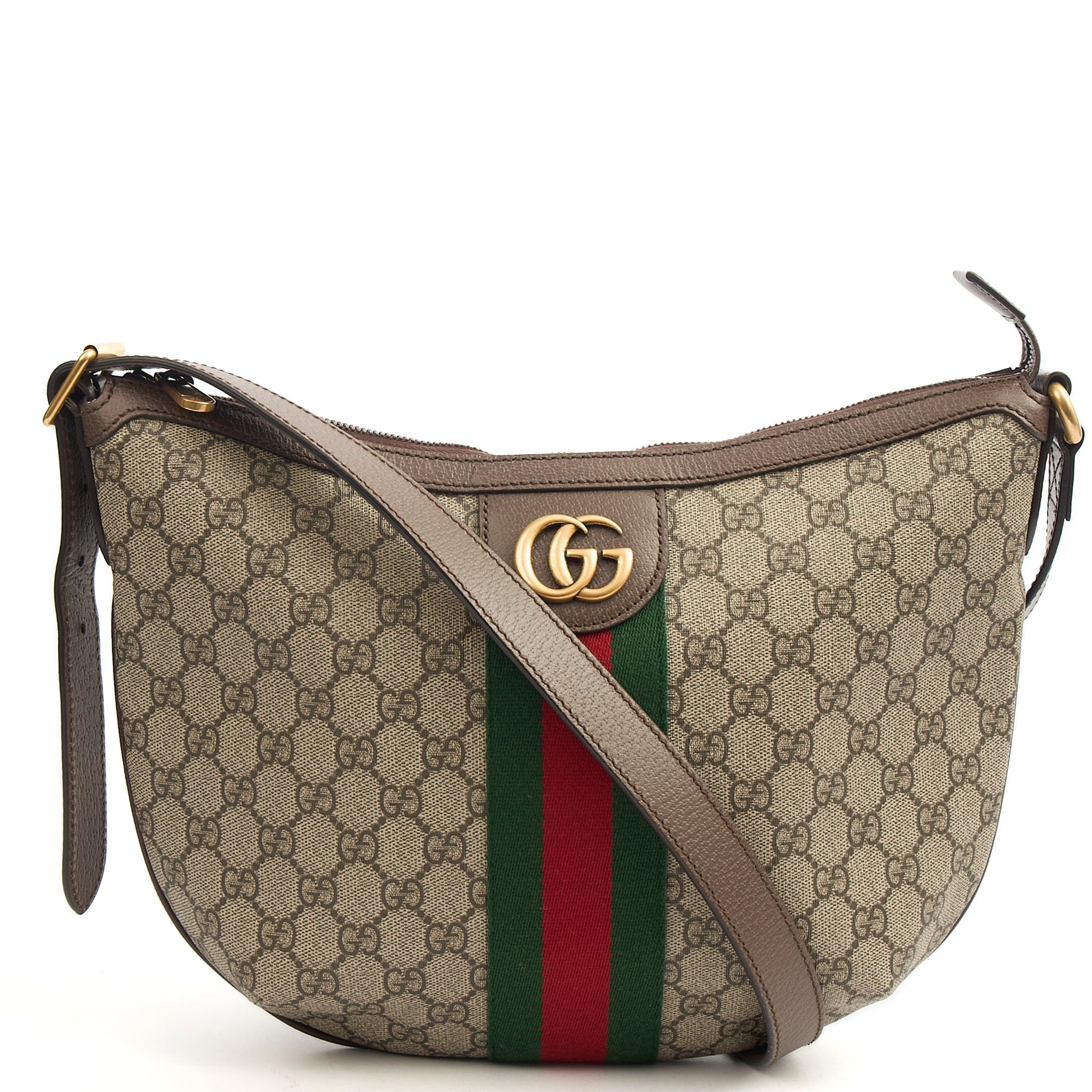 Gucci Cross Body Ophidia Crossbody in GG Supreme, Leather — Alternate View 8