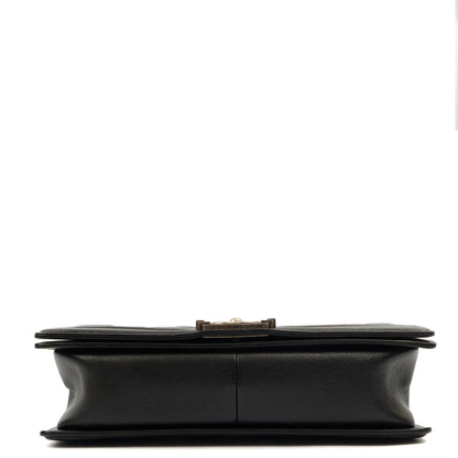 Chanel Shoulder Bag Boy - New Medium in Black, Calfskin Leather — Alternate View 15