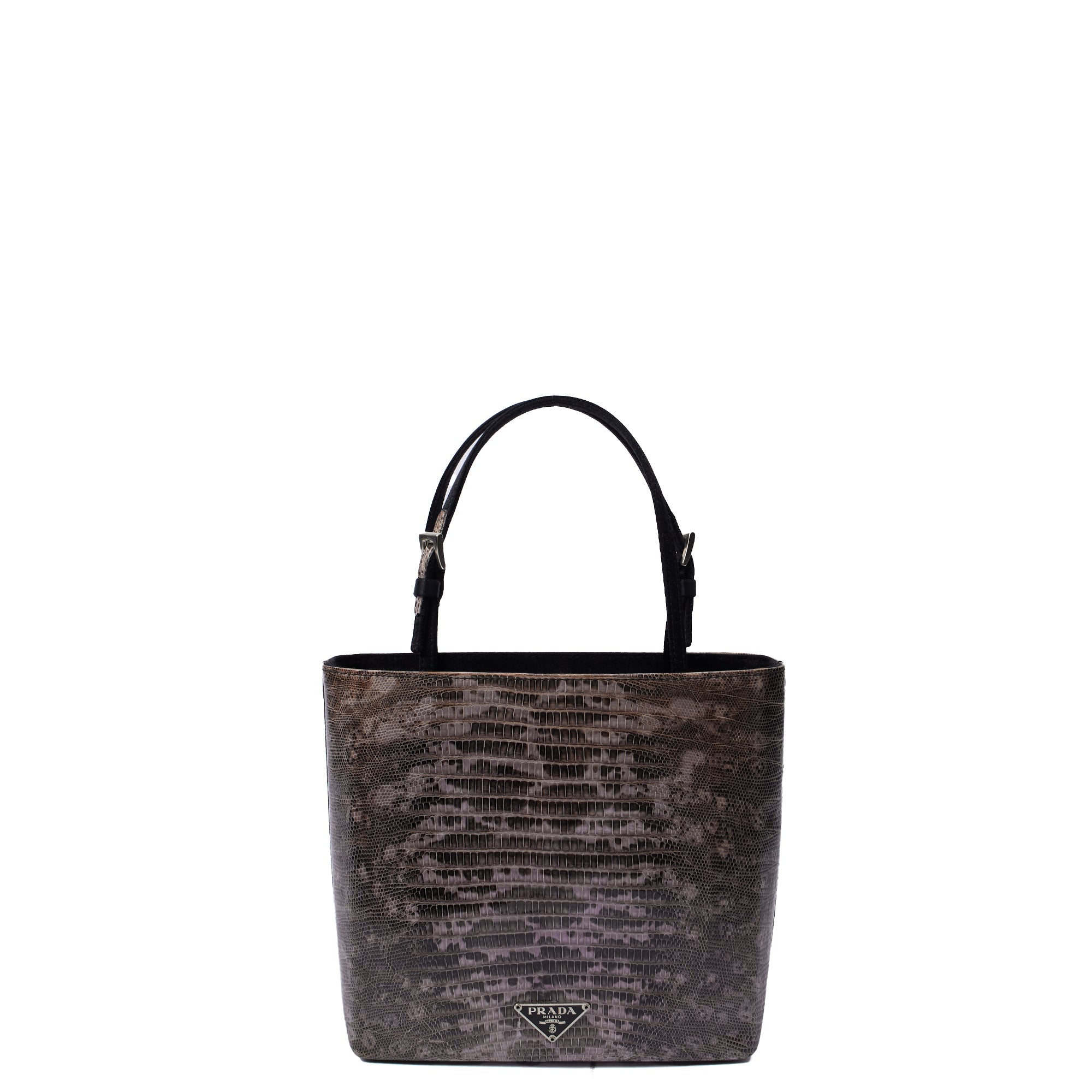 Prada Mini Bag Tote in Neutral, Leather — Alternate View 15