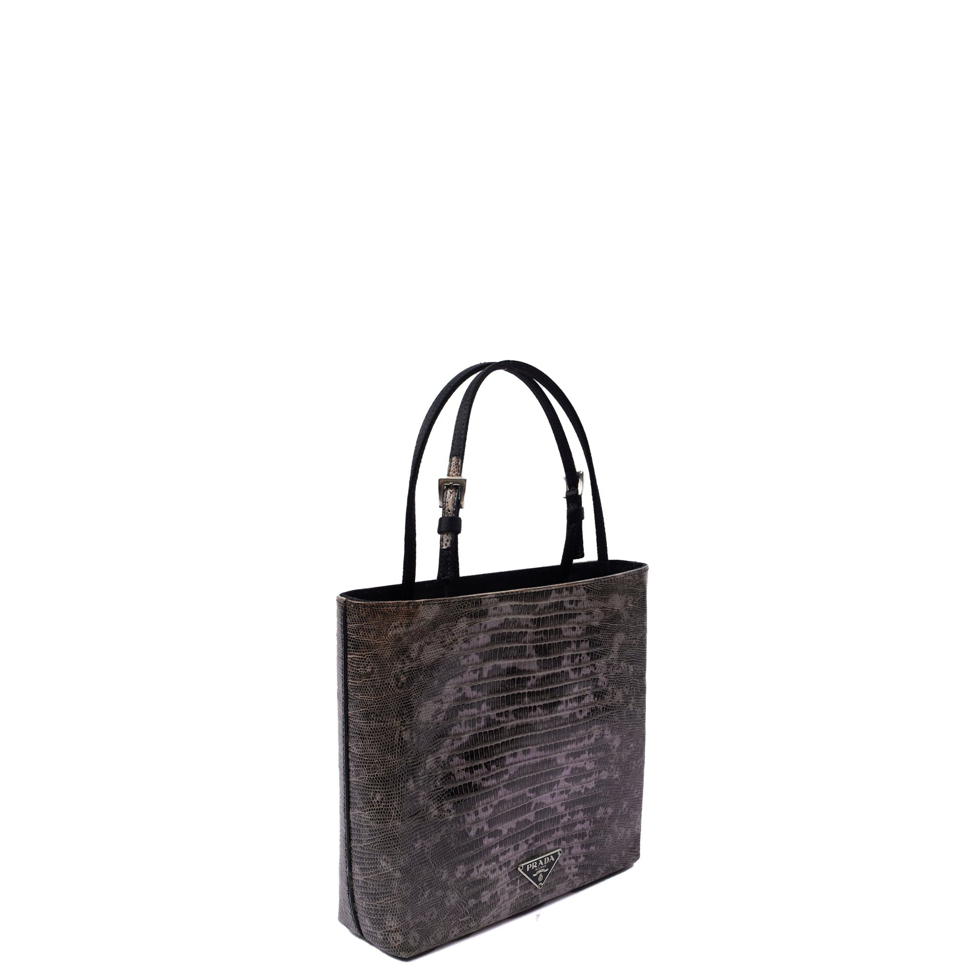 Prada Mini Bag Tote in Neutral, Leather — Alternate View 8