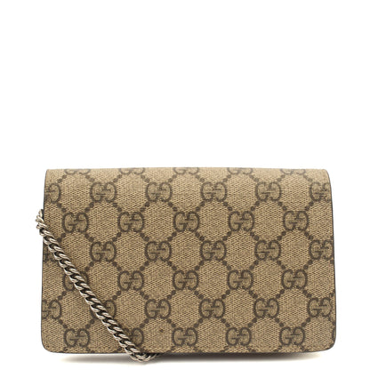 Gucci Mini Bag Dionysus - Super Mini in Brown, Leather — Back View