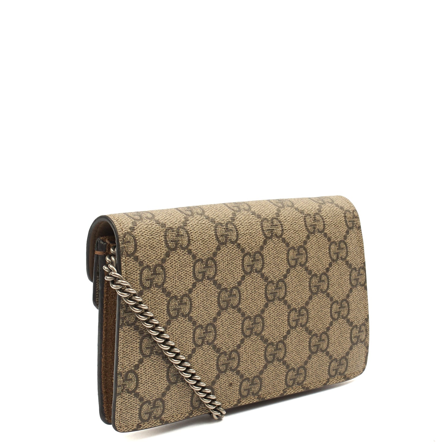 Gucci Mini Bag Dionysus - Super Mini in Brown, Leather — Side View