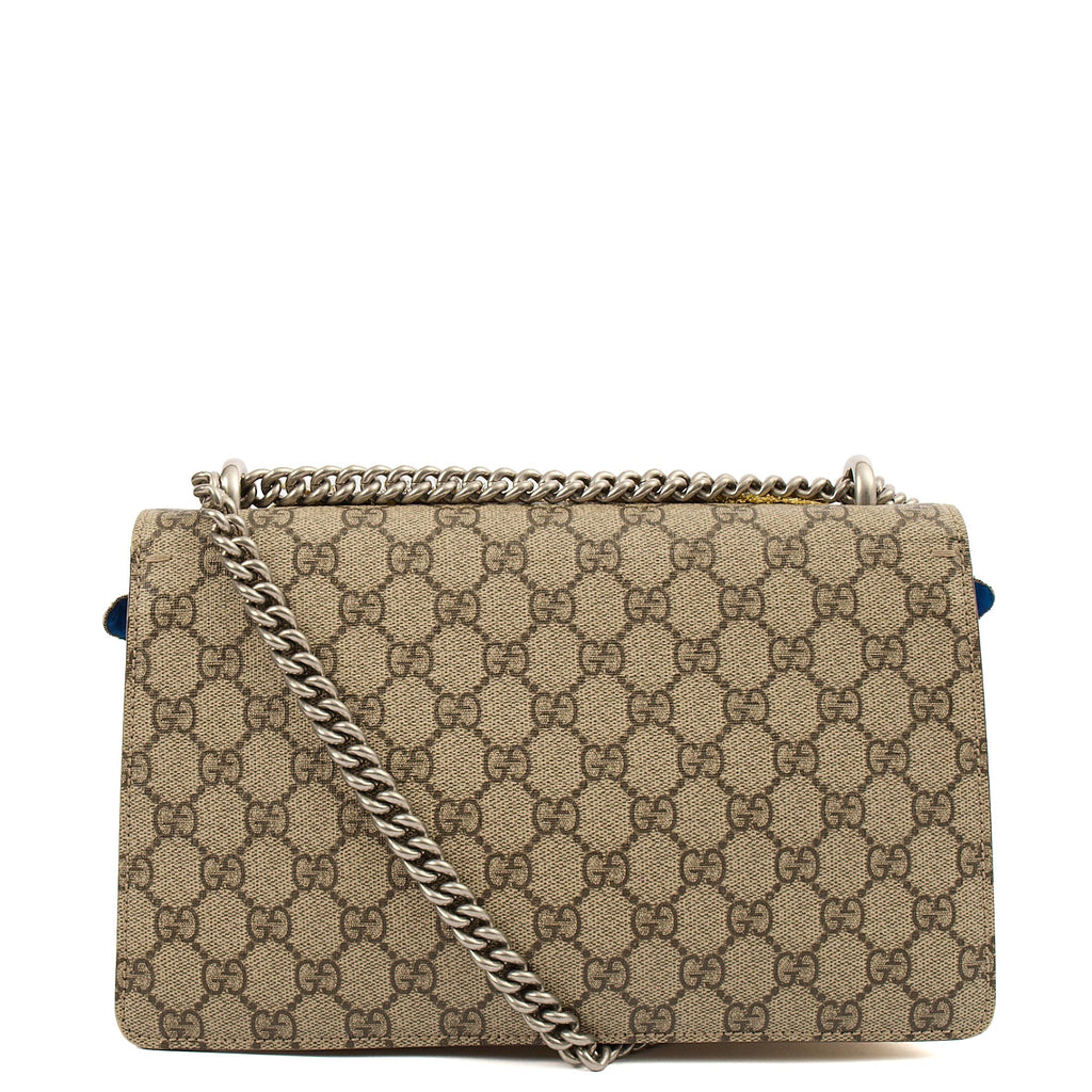 Gucci Shoulder Bag Dionysus - Small in GG Supreme Canvas — Top View