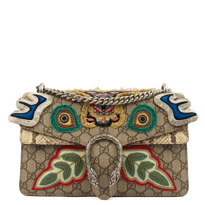 Gucci Shoulder Bag Dionysus - Small in GG Supreme Canvas — Front View