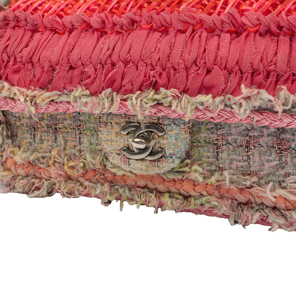 Chanel Shoulder Bag Classic Single Flap - Medium in Multi, Fabric — Alternate View 7