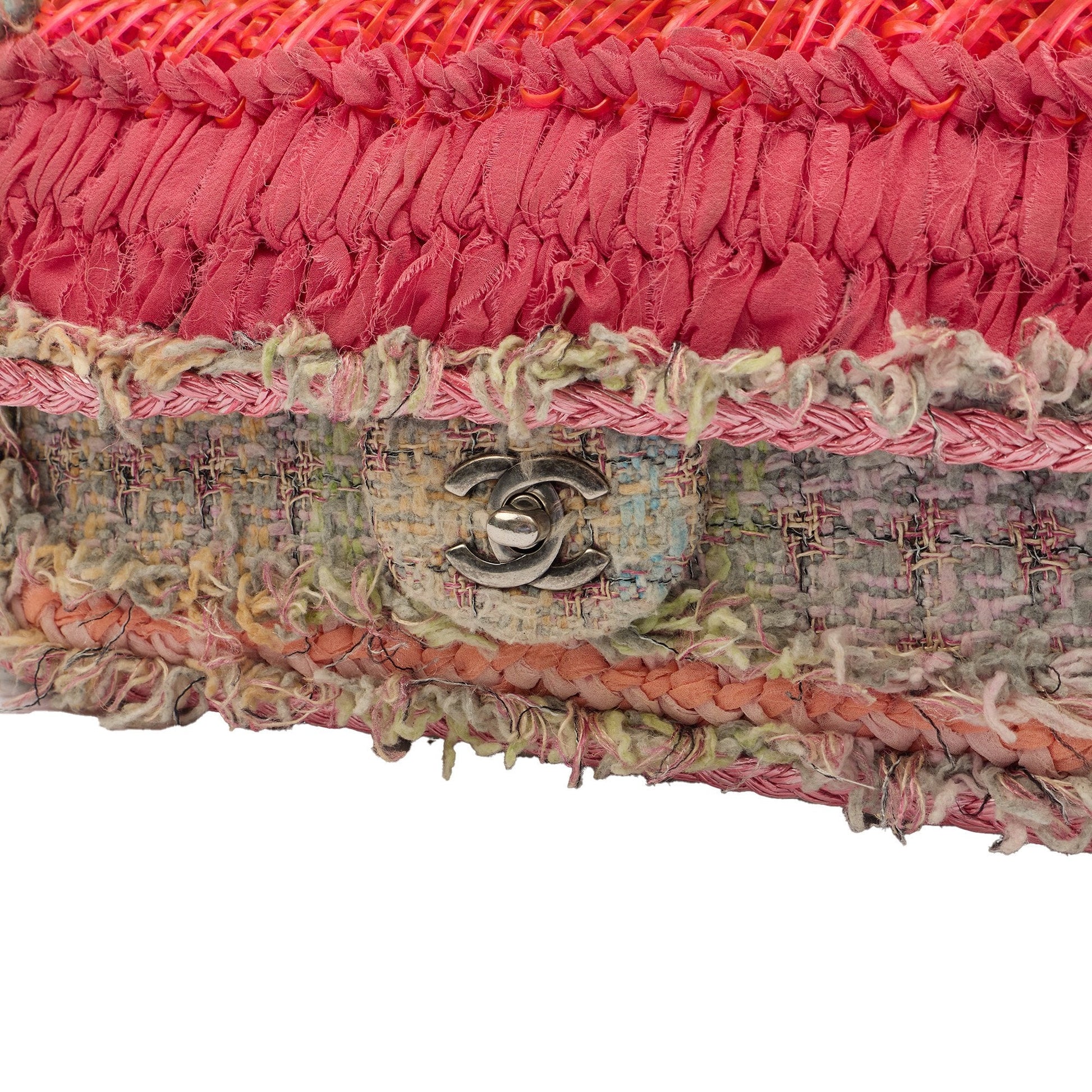 Chanel Shoulder Bag Classic Single Flap - Medium in Multi, Fabric — Alternate View 7