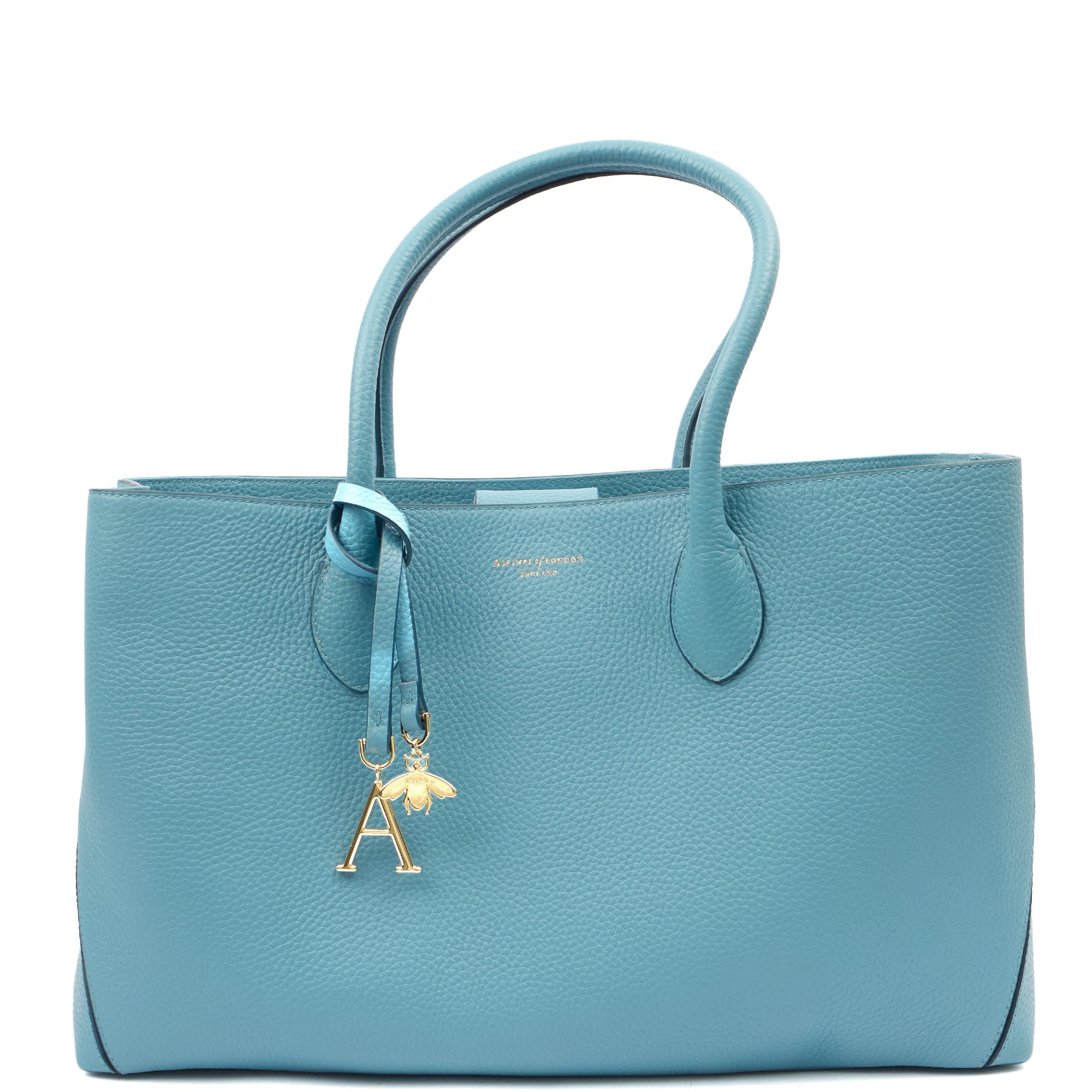 Aspinal of London Tote London Tote- Large in Pebble, Leather — Alternate View 7
