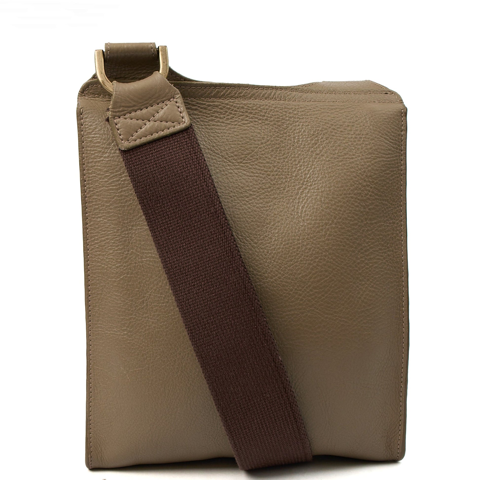 Mulberry Cross Body Antony in Dark Olive, Calfskin Leather — Top View