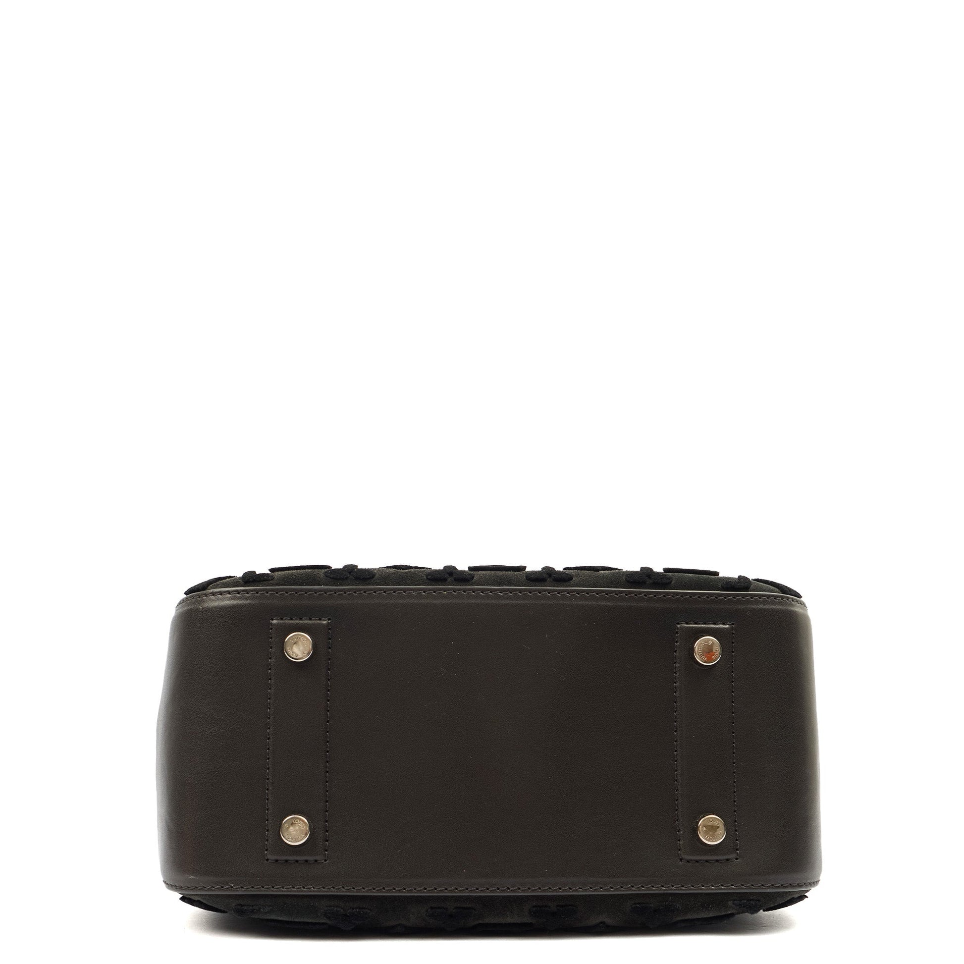 Louis Vuitton Tote Deauville in Black, Canvas — Top View
