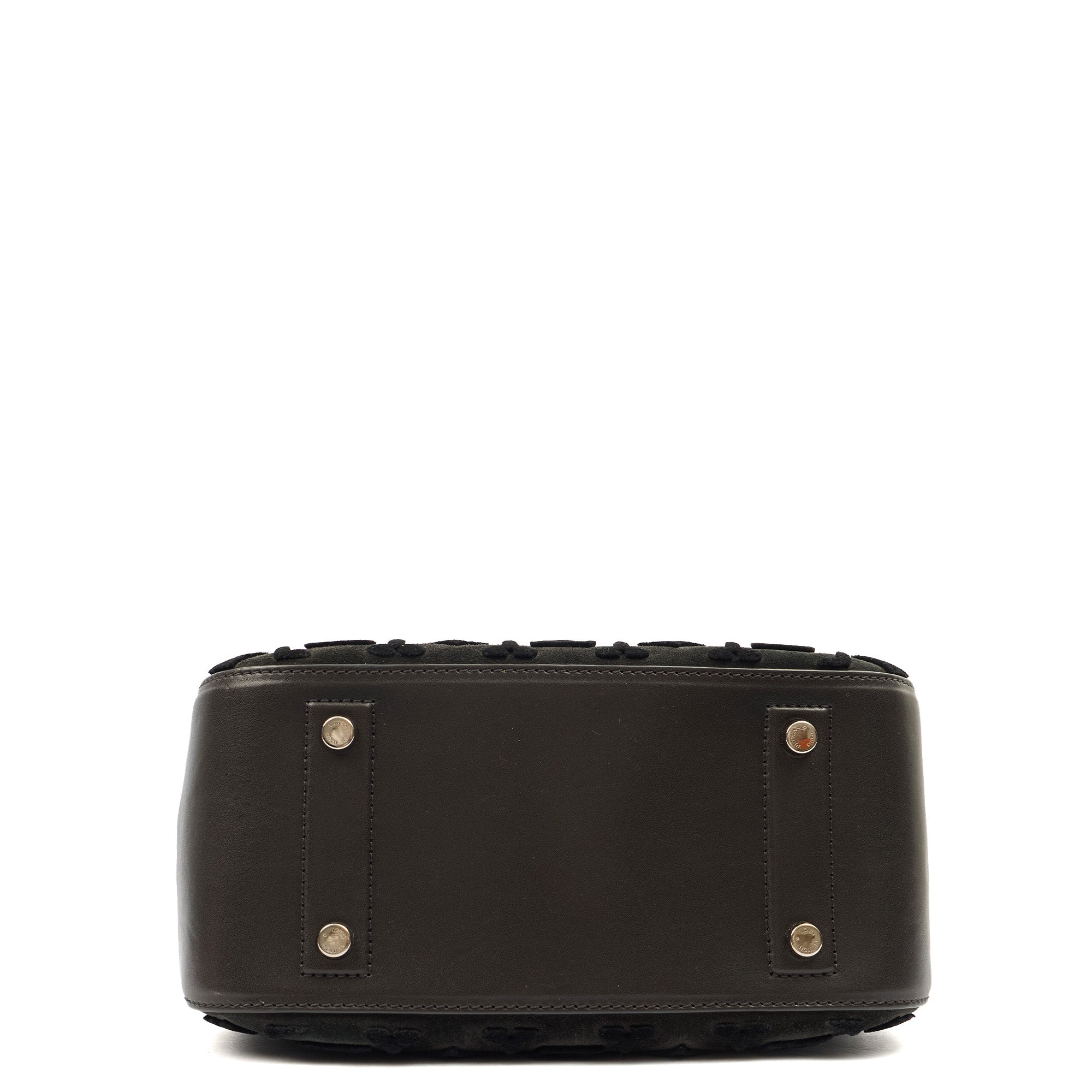 Louis Vuitton Tote Deauville in Black, Canvas — Top View