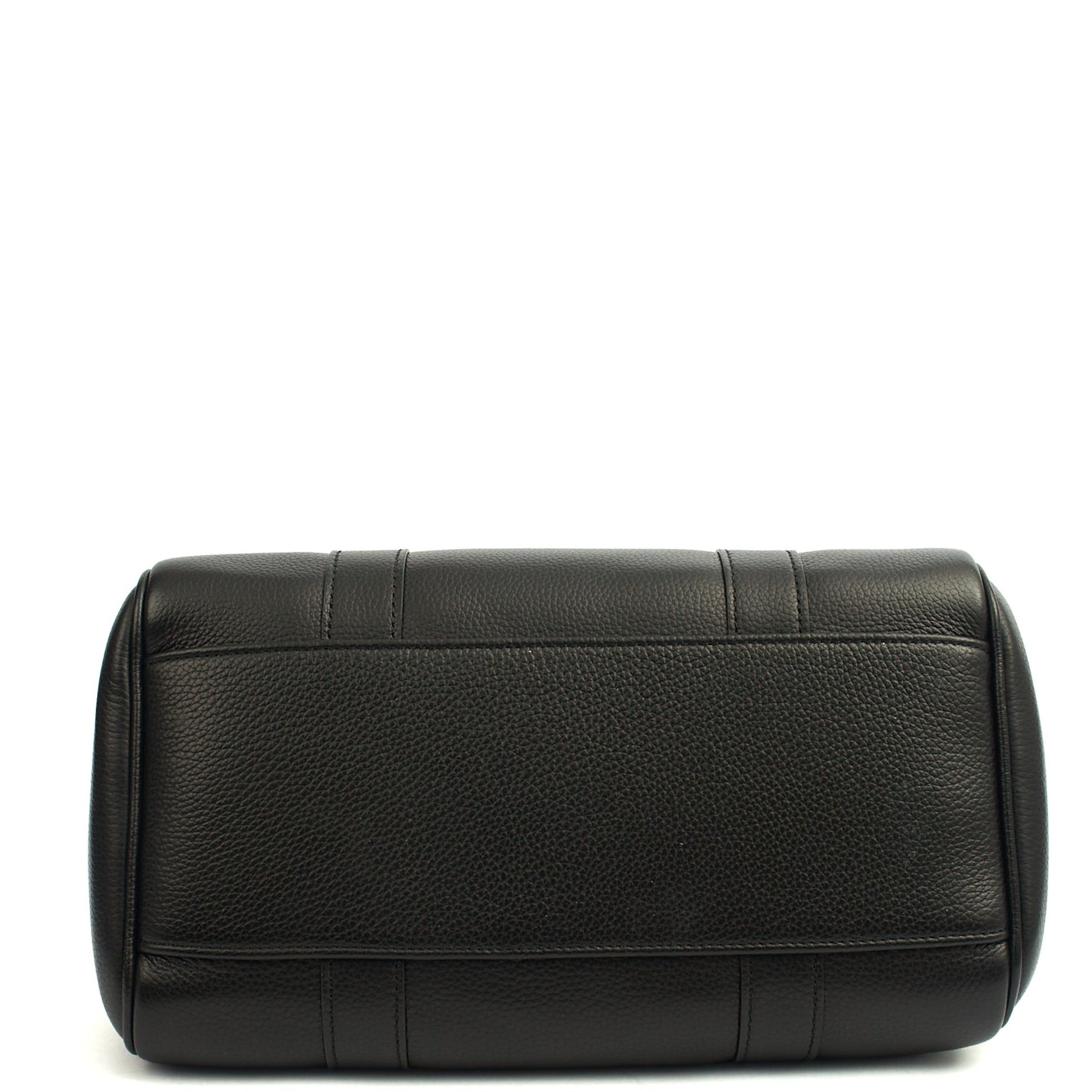 Mulberry Tote Bayswater with Strap- Small in Black, Calfskin Leather — Top View