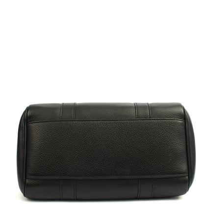 Mulberry Tote Bayswater with Strap- Small in Black, Calfskin Leather — Top View