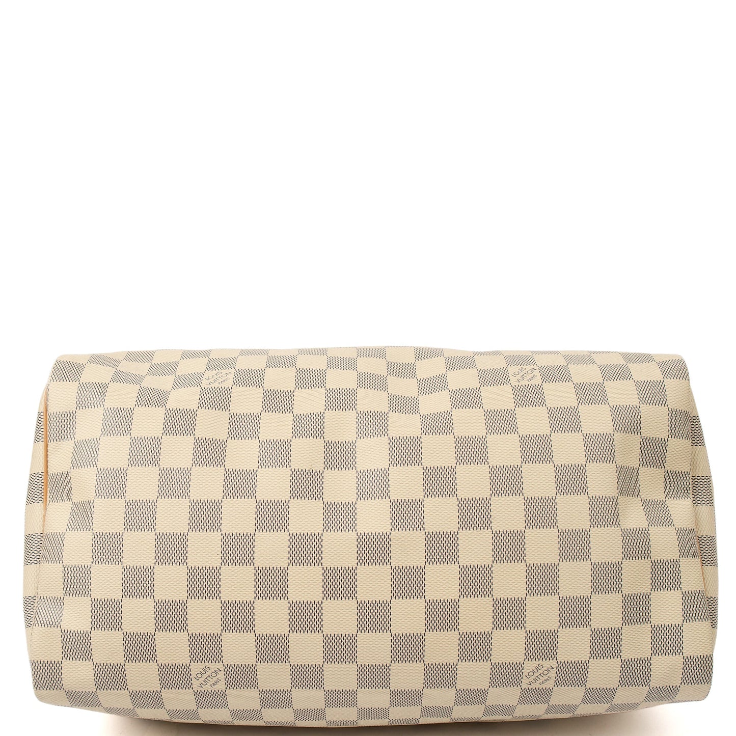 Louis Vuitton Top Handle Speedy 35 in Damier Azur, Canvas — Lifestyle View
