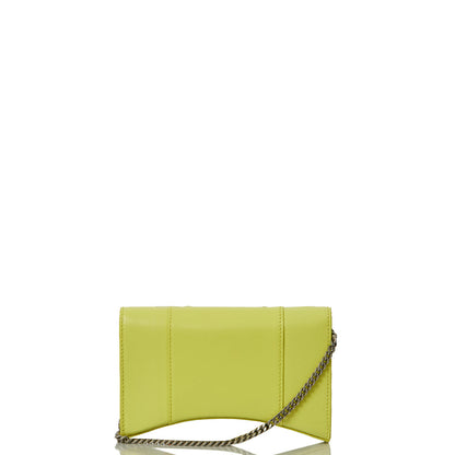 Balenciaga Mini Bag Hourglass Wallet on Chain in Green, Leather — Alternate View 15