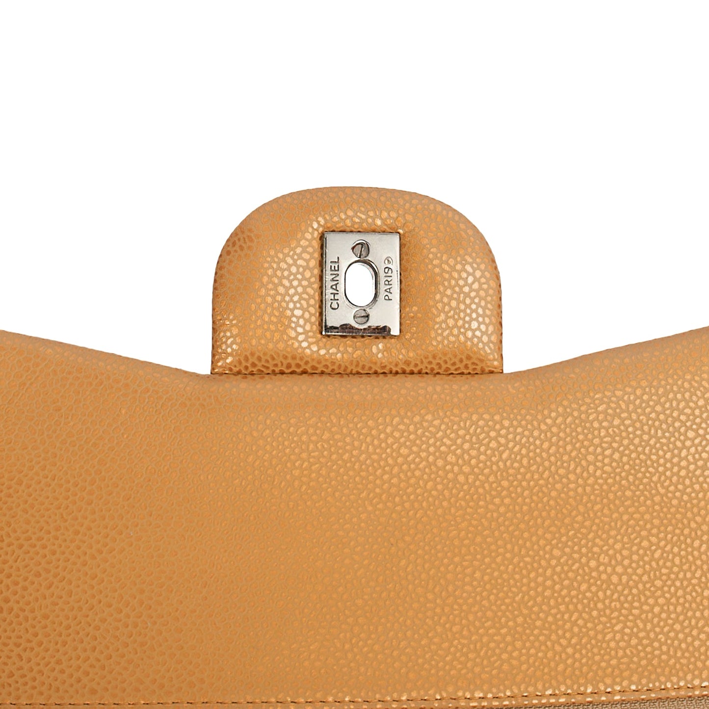 Chanel Cross Body Classic Double Flap - Large in Metallic, Caviar Leather — Alternate View 19