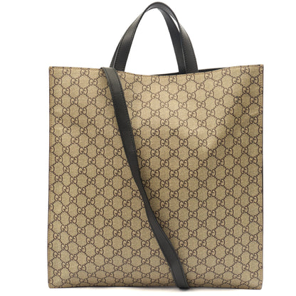 Gucci Tote Tote in GG Supreme, Leather — Alternate View 10