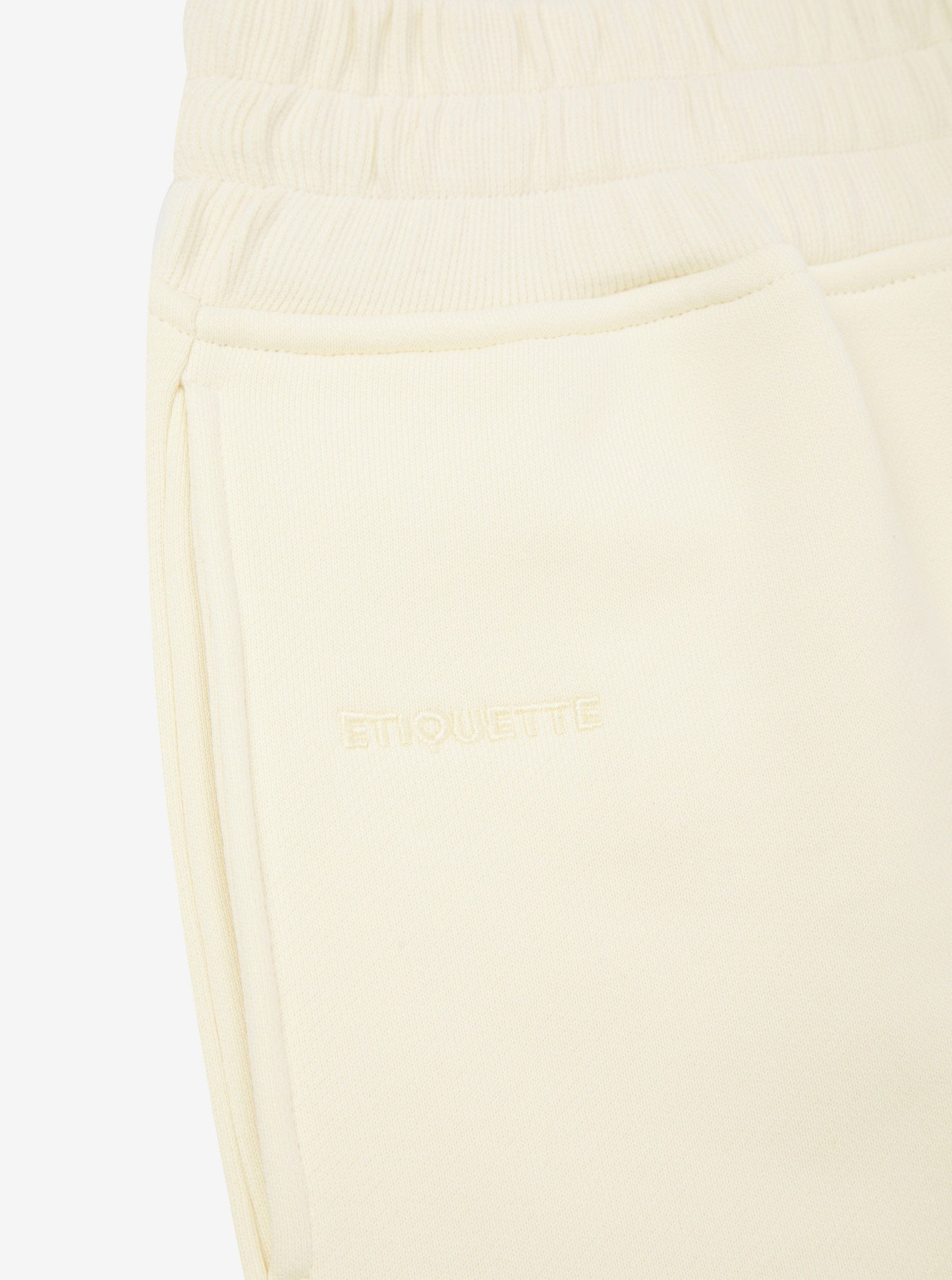 Etiquette Core Short 'Buttermilk' — Buttermilk — Size S — Top View