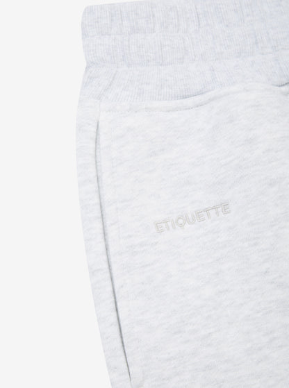 Etiquette Core Short 'Light Grey' — Light Grey Heather — Size S — Back View