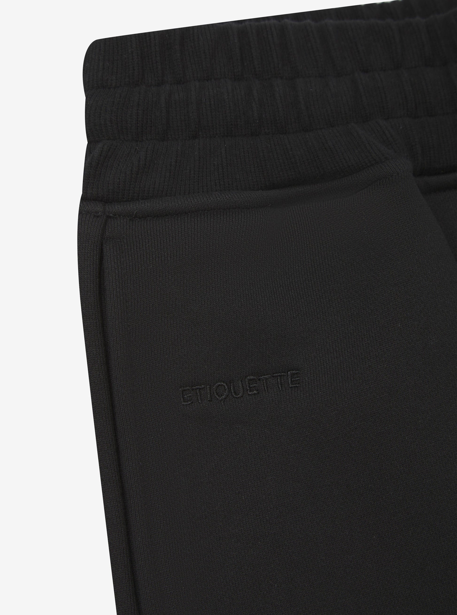 Etiquette Core Short 'Black' — Black — Size S — Top View