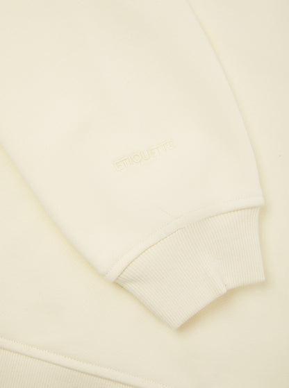 Etiquette Core Crew 'Buttermilk' — Buttermilk — Size S — Detail View